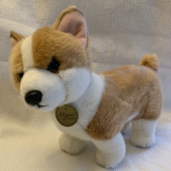 4 Aurora Miyoni Tots stuffed animals painted horse black bear corgi labradoodle - Picture 3 of 10